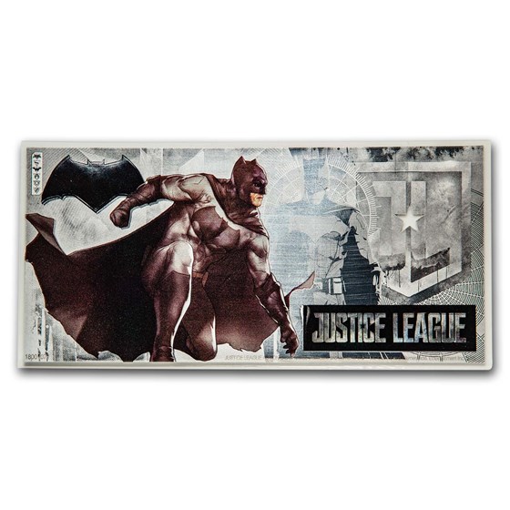2018 Niue 5 gram Silver $1 Note Justice League (Random Design) 2018 Niue 5 gram Silver $1 Note Justice League (Random Design)
